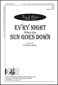 Every Night When the Sun Goes Down TB choral sheet music cover Thumbnail